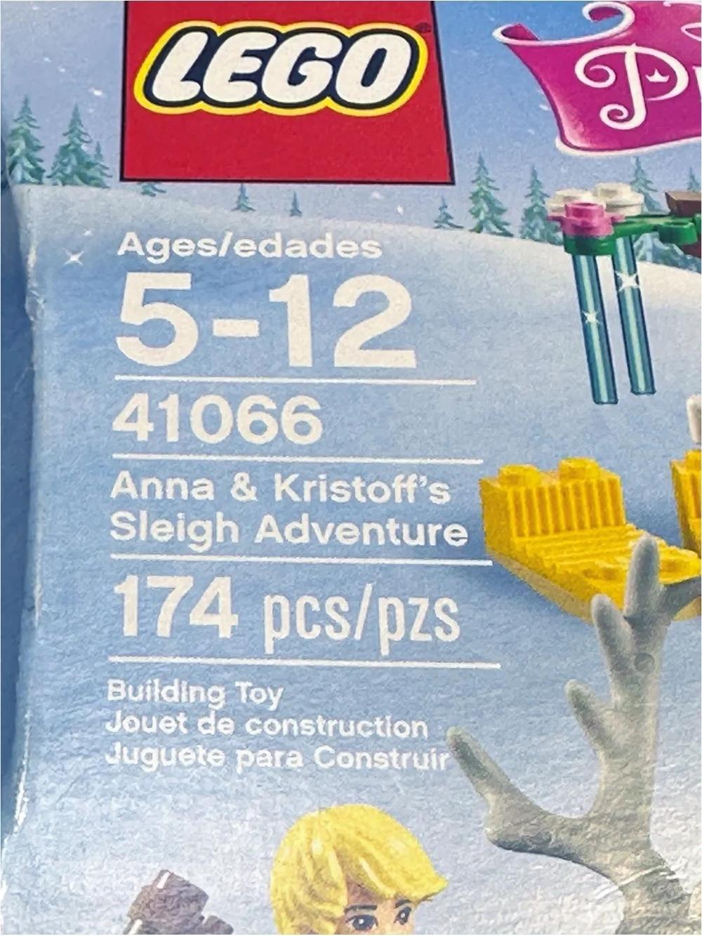 Lego Disney Princess Anna & Kristoff’s Sleigh Adventure, Set 41066 - New Sealed